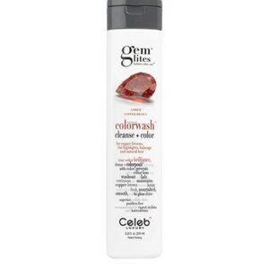 Celeb Luxury Gem Lites Colorwash Cleanse + Color in Amber/Copper Brown